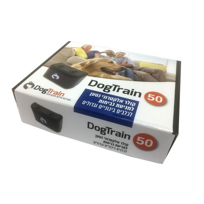 dogtrain-50 קולר נגד נביחות נטען לכלבים בינוניים וגדולים