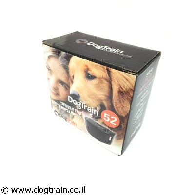 DogTrain-52 קולר נגד נביחות ויללות לכלבים מ-10 ק”ג ומעלה
