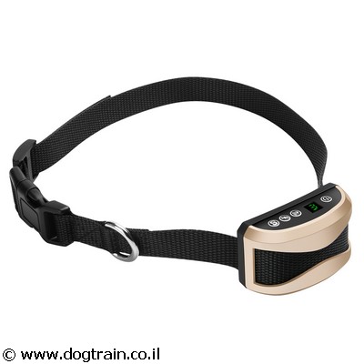 DogTrain-55-קולר רטט נטען נגד נביחות ויללות לכלבים רגישים מכל הגזעים