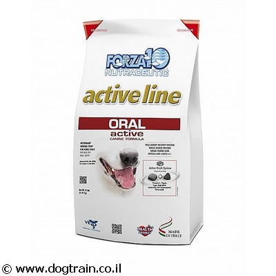 Forza10 Oral active-מזון רפואי 4 ק”ג לכלבים לדלקות ובעיות בחלל הפה
