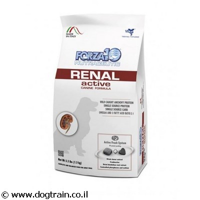 Forza10 Renal active-מזון רפואי 4ק”ג לכלבים עם בעיות בכליות