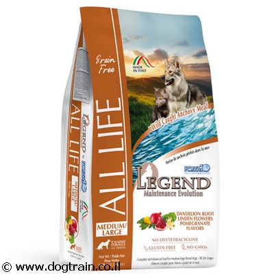 Legend All Life-מזון יבש 11.3 ק”ג לכלבים בינוניים וגדולים ללא דגנים