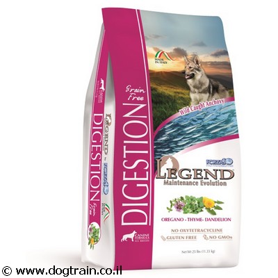 Legend DIGESTION-מזון יבש 2.27 ק”ג ללא דגנים לכלבים עם בטן רגישה