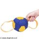 Dog Bite Tug French Linen Soccer two handles TE17 small