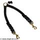 manage your two dogs with leather dog leash