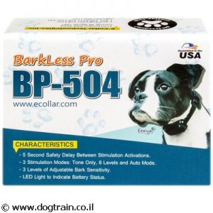 e-collar BarkLess Pro BP-504 קולר למניעת נביחות