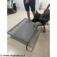 מיטת רשת טרמפולינה מתוחה מוגבהת לכלב דגם DogsLife בחמישה גדלים