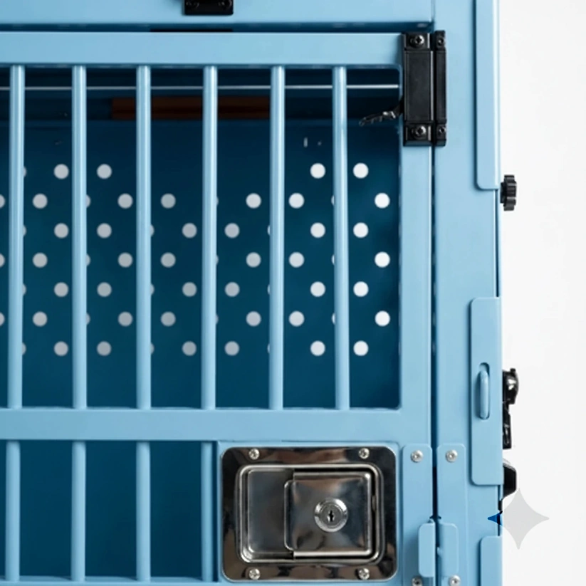 כלוב_אלומיניום_122_ס_מ_מתקפל_מחוזק_כחול_מטאלי_לכלבים_עם_גג_נפתח_2