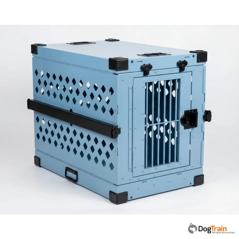 כלוב_אלומיניום_מתקפל_מחוזק_כחול_מטאלי_לכלבים_ב_3_גדלים_2