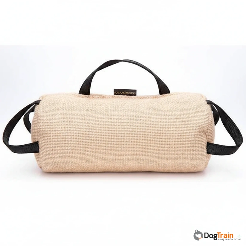 כרית נשיכה לכלבים מתבגרים ובוגרים- לחיזוק נשיכה עשוי בד יוטה