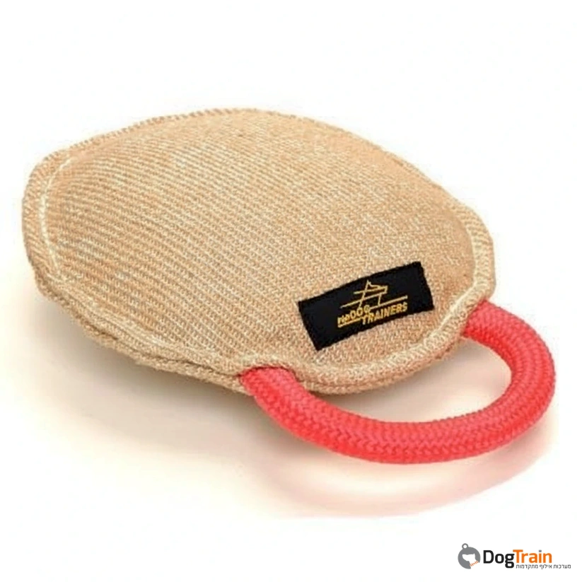 כרית_נשיכה_קטנה_מבד_יוטה_עם_ידית_לכלבים_1