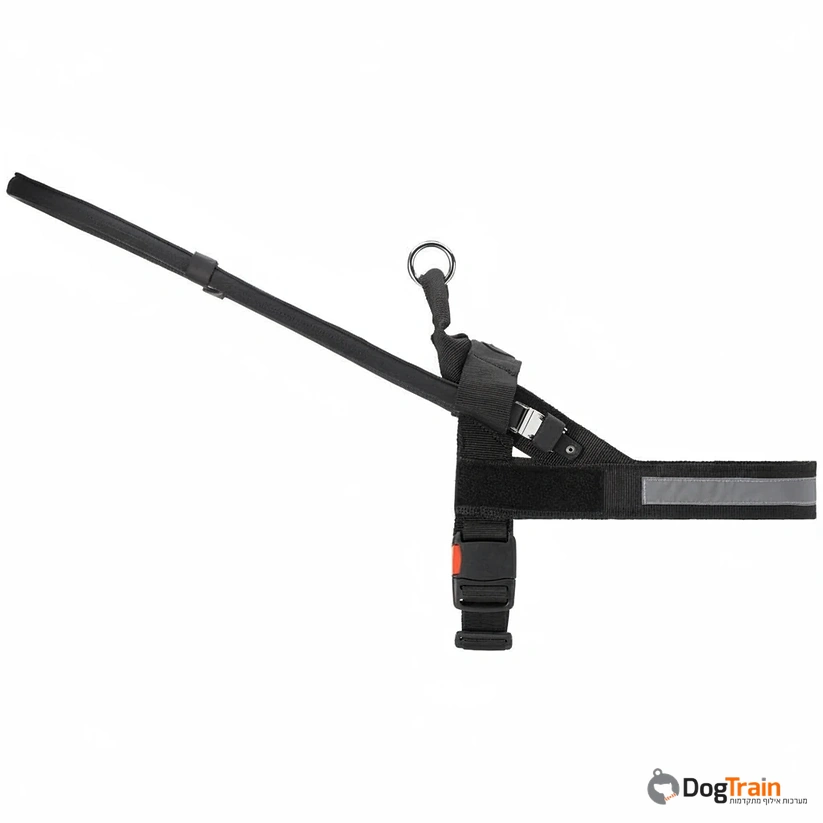 רתמה לכלבים קלת משקל ומתכווננת לכלבי נחייה, סיוע וניידות