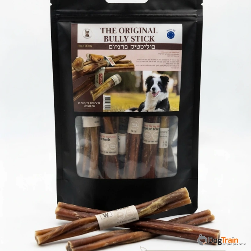 Bully Stick בולי סטיק של חברת 4DOGS ORIGINAL מתוצרת פולין